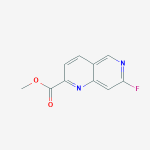 Methyl 7-fluoro-1,6-naphthyridine-2-carboxylate