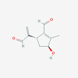 B150696 8,9-Didehydro-7-hydroxydolichodial CAS No. 97856-19-4
