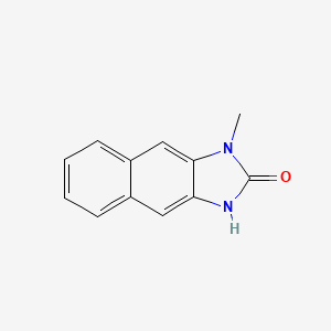 molecular formula C12H10N2O B15069650 1-Methyl-1H-naphtho[2,3-d]imidazol-2-ol 