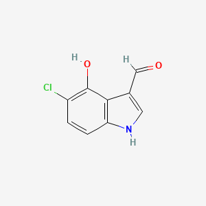 5-Chloro-4-hydroxy-1H-indole-3-carbaldehyde