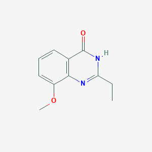 molecular formula C11H12N2O2 B15069670 2-Ethyl-8-methoxyquinazolin-4(1H)-one 