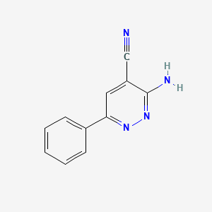 3-Amino-6-phenylpyridazine-4-carbonitrile