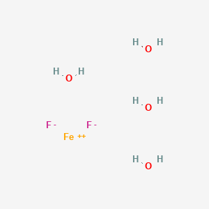 molecular formula F2FeH8O4 B1506968 Iron(2+);difluoride;tetrahydrate 