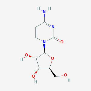 molecular formula C9H13N3O5 B150697 4-氨基-1-((2S,3S,4R,5S)-3,4-二羟基-5-(羟甲基)四氢呋喃-2-基)嘧啶-2(1H)-酮 CAS No. 26524-60-7