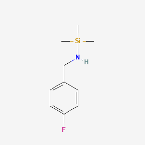 N-[(4-Fluorophenyl)methyl]-1,1,1-trimethylsilanamine