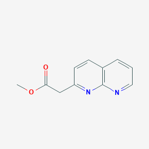 Methyl 2-(1,8-naphthyridin-2-YL)acetate