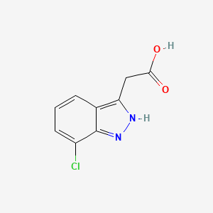 2-(7-Chloro-1H-indazol-3-yl)acetic acid