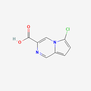 6-Chloropyrrolo[1,2-a]pyrazine-3-carboxylic acid