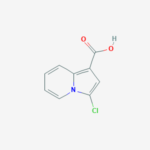 3-Chloroindolizine-1-carboxylic acid