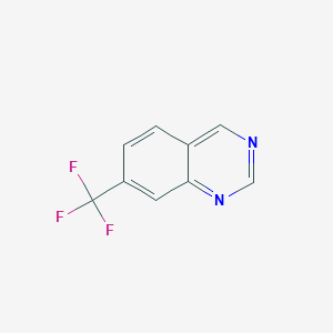 molecular formula C9H5F3N2 B15069773 7-(Trifluoromethyl)quinazoline 