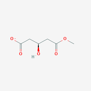 molecular formula C6H9O5- B1506978 (3S)-3-Hydroxy-5-methoxy-5-oxopentanoate CAS No. 87118-64-7