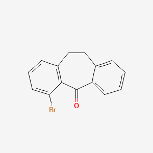 molecular formula C15H11BrO B1506979 4-Bromo-10,11-dihydro-5H-dibenzo[a,d][7]annulen-5-one CAS No. 885269-90-9