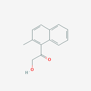 molecular formula C13H12O2 B15069804 2-Hydroxy-1-(2-methylnaphthalen-1-yl)ethan-1-one CAS No. 583860-01-9