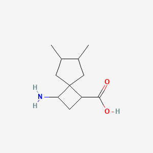 3-Amino-6,7-dimethylspiro[3.4]octane-1-carboxylic acid