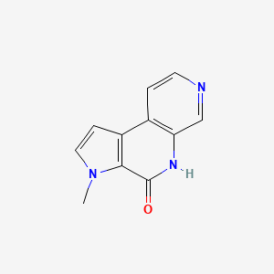 molecular formula C11H9N3O B15069817 3-Methyl-3H-pyrrolo[2,3-c][1,7]naphthyridin-4(5H)-one CAS No. 62289-94-5