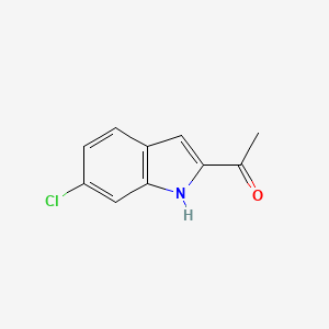 1-(6-chloro-1H-indol-2-yl)ethanone