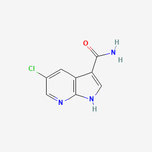 5-Chloro-1H-pyrrolo[2,3-b]pyridine-3-carboxamide