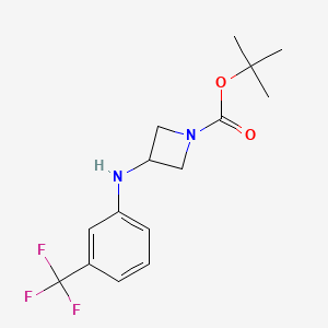 molecular formula C15H19F3N2O2 B1506987 1-Boc-3-(3-trifluoromethyl-phenylamino)-azetidine CAS No. 887580-44-1