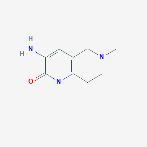 3-Amino-1,6-dimethyl-5,6,7,8-tetrahydro-1,6-naphthyridin-2(1H)-one