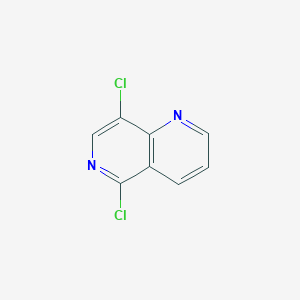 molecular formula C8H4Cl2N2 B15069901 5,8-Dichloro-1,6-naphthyridine 