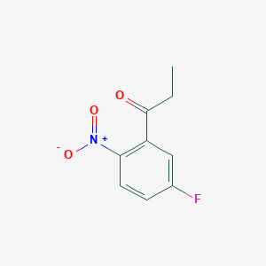 1-(5-Fluoro-2-nitrophenyl)propan-1-one