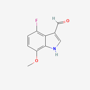 4-Fluoro-7-methoxyindole-3-carboxaldehyde