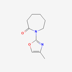 1-(4-Methyl-1,3-oxazol-2-yl)azepan-2-one