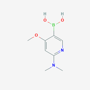 (6-(Dimethylamino)-4-methoxypyridin-3-yl)boronic acid