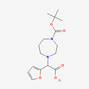 1-Boc-4-(carboxy-furan-2-YL-methyl)-[1,4]diazepane