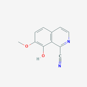 8-Hydroxy-7-methoxyisoquinoline-1-carbonitrile