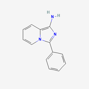 molecular formula C13H11N3 B1507006 3-Phenylimidazo[1,5-a]pyridin-1-amine CAS No. 885276-53-9
