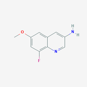 8-Fluoro-6-methoxyquinolin-3-amine