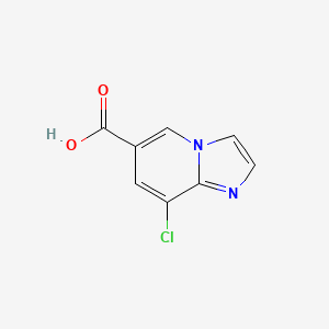 molecular formula C8H5ClN2O2 B15070090 8-Chloroimidazo[1,2-a]pyridine-6-carboxylic acid 