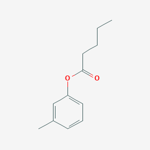 molecular formula C12H16O2 B15070097 Valeric acid, 3-methylphenyl ester CAS No. 173851-73-5