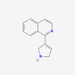 molecular formula C13H12N2 B15070139 1-(2,5-Dihydro-1H-pyrrol-3-yl)isoquinoline CAS No. 918871-86-0