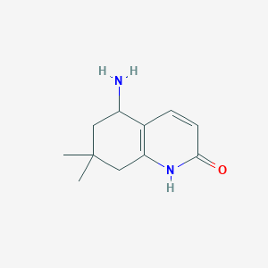 5-Amino-7,7-dimethyl-5,6,7,8-tetrahydroquinolin-2(1H)-one