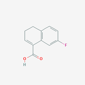 7-Fluoro-3,4-dihydronaphthalene-1-carboxylic acid