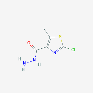 molecular formula C5H6ClN3OS B15070158 2-Chloro-5-methylthiazole-4-carbohydrazide 