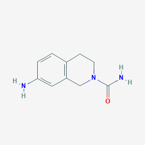 7-Amino-3,4-dihydroisoquinoline-2(1H)-carboxamide