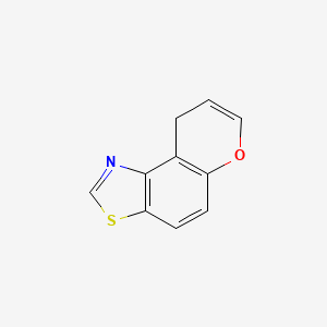 molecular formula C10H7NOS B15070280 9H-Pyrano[3,2-e]benzothiazole CAS No. 29152-19-0