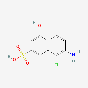 7-Amino-8-chloro-4-hydroxynaphthalene-2-sulfonic acid