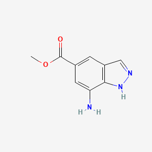 methyl 7-amino-1H-indazole-5-carboxylate