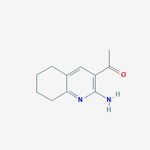 1-(2-Amino-5,6,7,8-tetrahydroquinolin-3-yl)ethanone