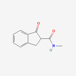 N-Methyl-1-oxo-2,3-dihydro-1H-indene-2-carboxamide