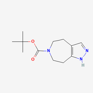molecular formula C12H19N3O2 B1507040 Tert-butyl 4,5,7,8-tetrahydropyrazolo[3,4-D]azepine-6(1H)-carboxylate CAS No. 928775-00-2
