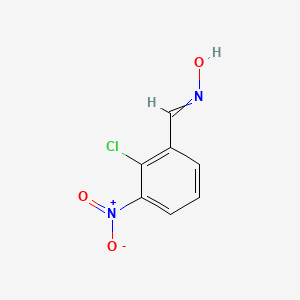 molecular formula C7H5ClN2O3 B1507041 N-[(2-Chloro-3-nitrophenyl)methylidene]hydroxylamine CAS No. 89692-56-8