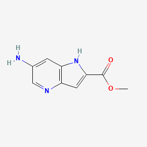 Methyl 6-amino-1H-pyrrolo[3,2-b]pyridine-2-carboxylate