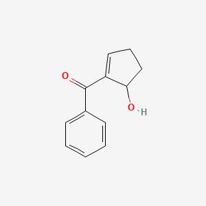 (5-Hydroxycyclopent-1-en-1-yl)(phenyl)methanone