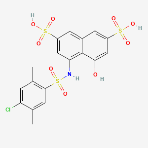 8-(2,5-Dimethyl-4-chlorophenylsulfonamido)-1-naphthol-3,6-disulfonic acid