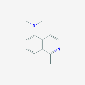 molecular formula C12H14N2 B15070455 N,N,1-Trimethylisoquinolin-5-amine 